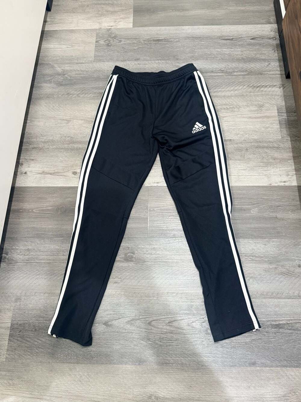 Adidas Tiro Track Pants Size L  13/14 Y Black White
